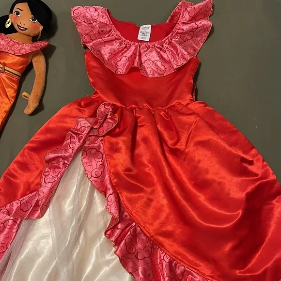 Disney | Costumes | Disney Princess Elena Lovely Costume Girls Dress Sz 68 Elena  Princess Doll | Poshmark